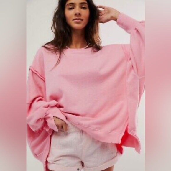 We The Free Tops - SALE $45! FREE PEOPLE $78 MSRP
We The Free Camden Sweatshirt EUC PINK SKY